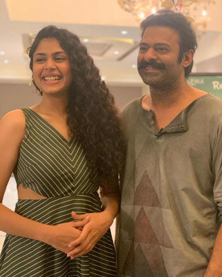 Faria Abdullah with Prabhas