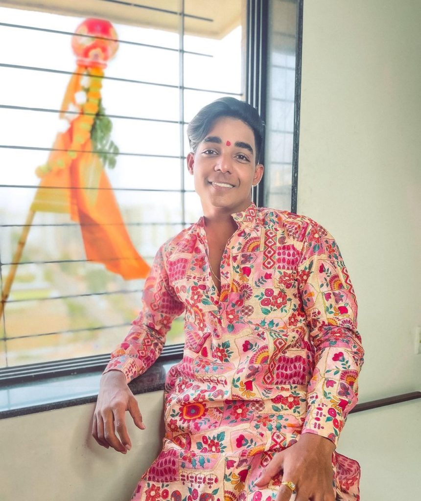 Rohit Zinjurke in Traditional Indian Dress