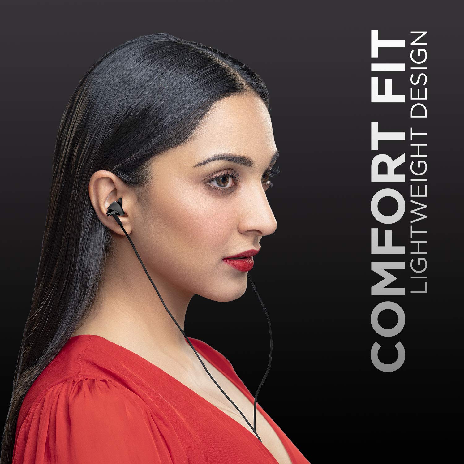 Kiara Advani using boAt Bassheads 100