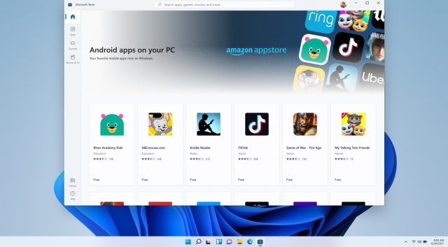 PlayStore on Windows 11