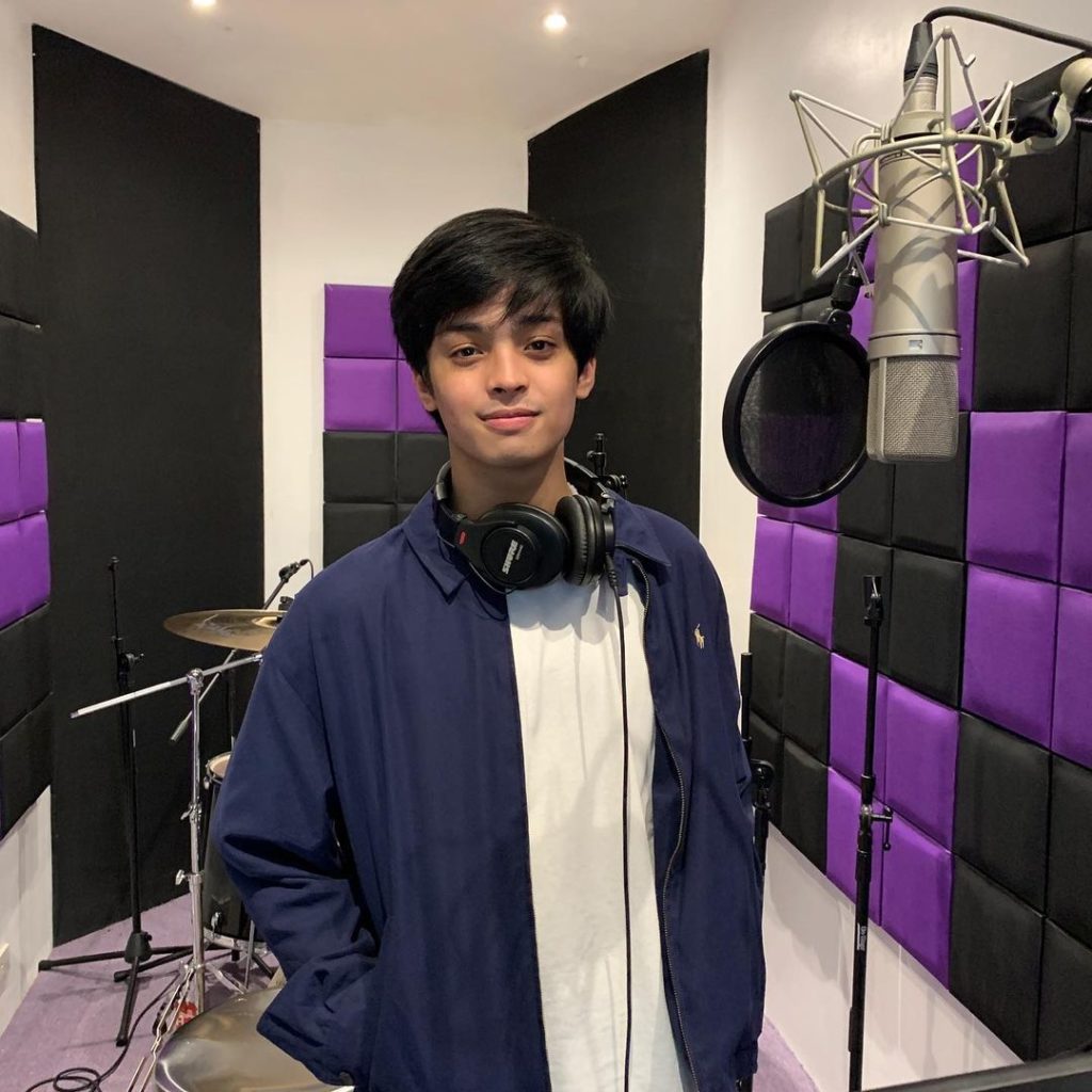 KD Estrada in Music Studio