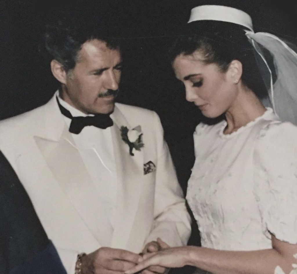 Jean Currivan Trebek's Wedding Photo