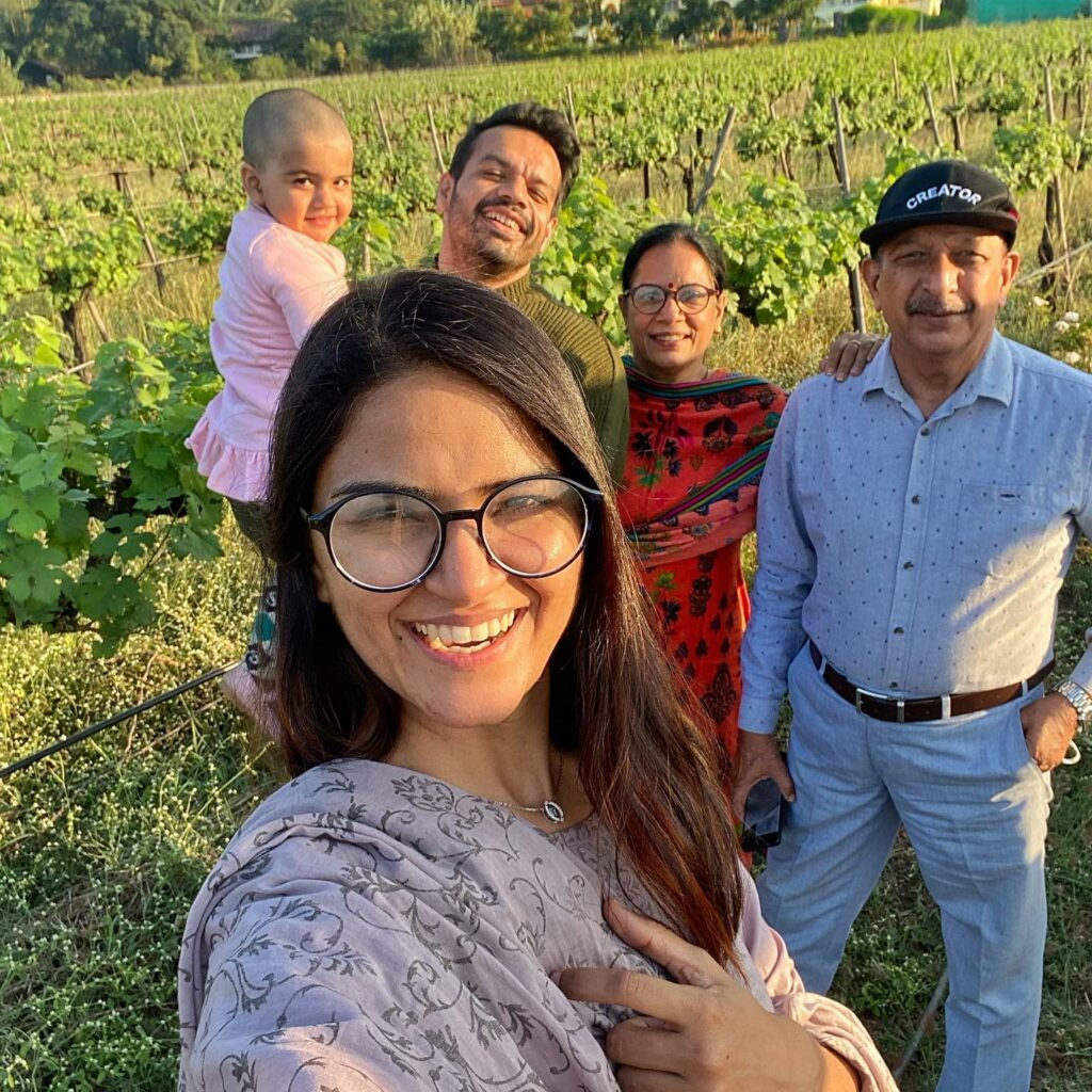 Gaurav Taneja with His Family