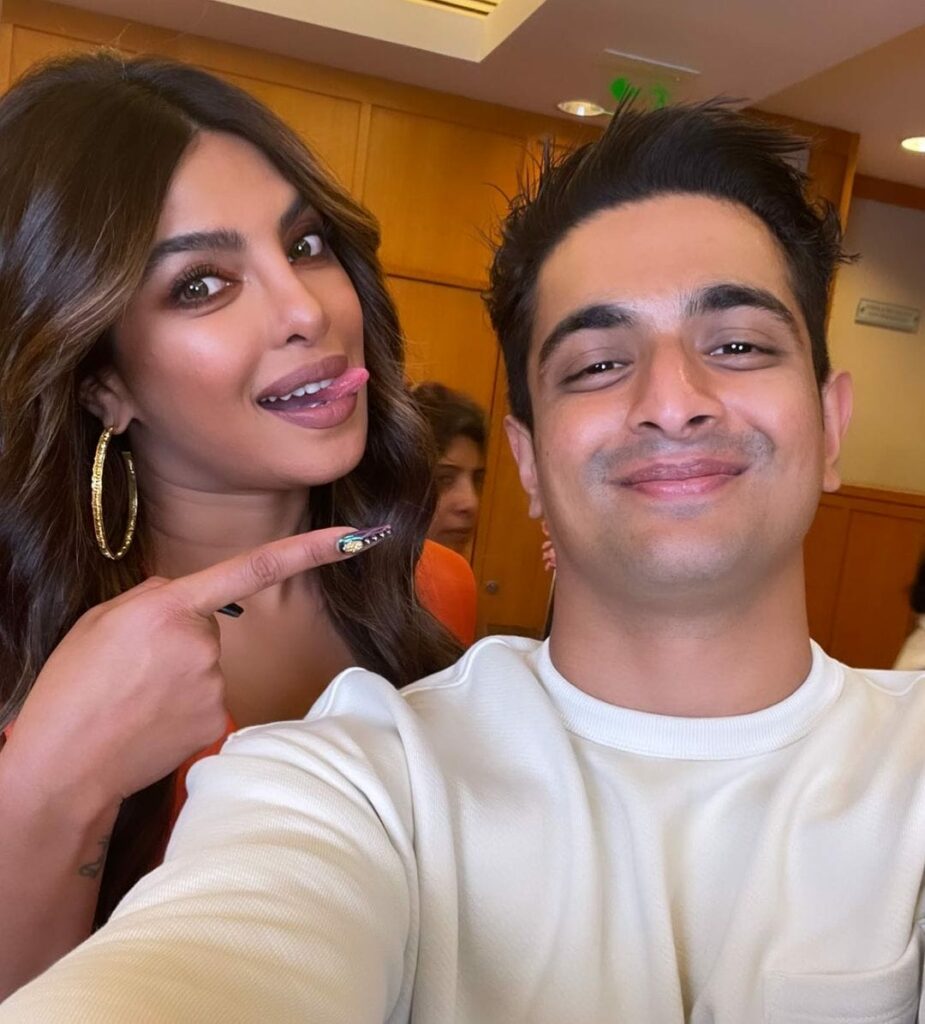 Ranveer Allahbadia with Priyanka Chopra