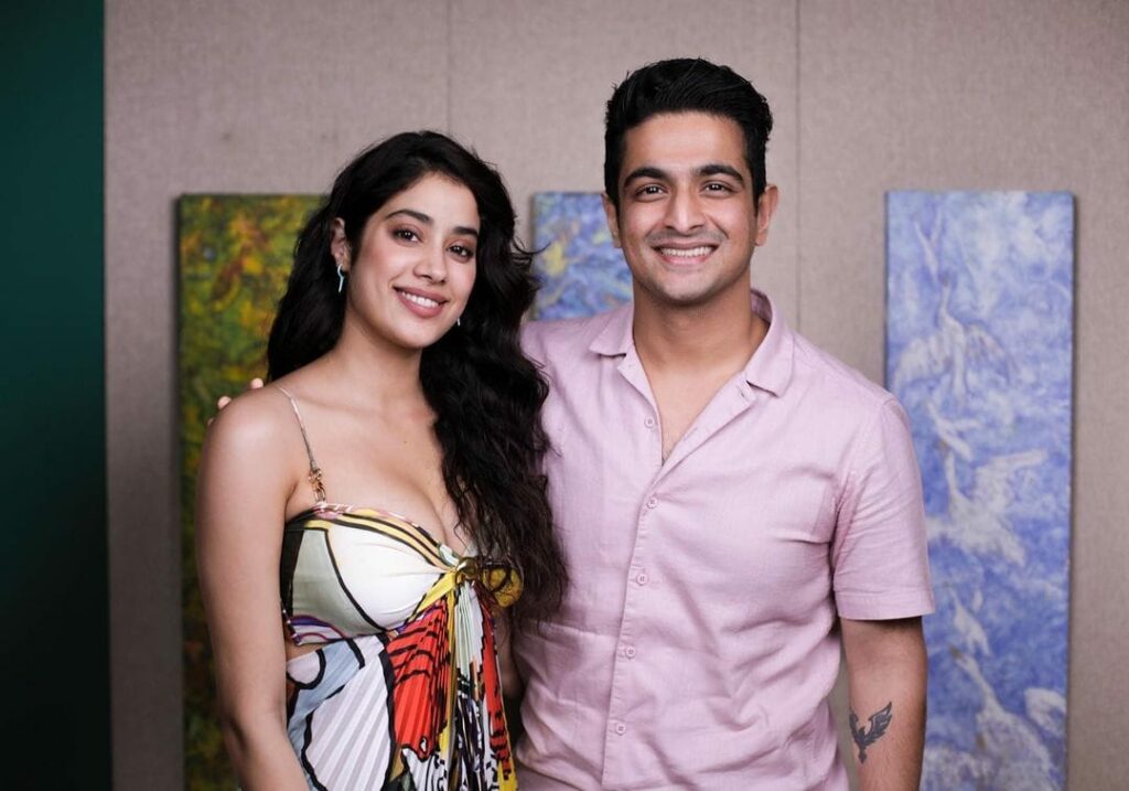 Ranveer Allahbadia with Janhvi Kapoor